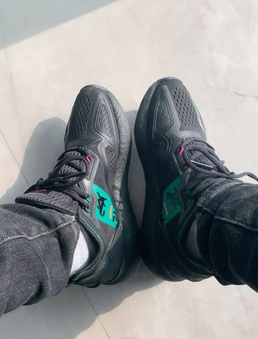 Giày Adidas ZX 2K Boost 'Black Bright Green' GX2719 - Ảnh 4