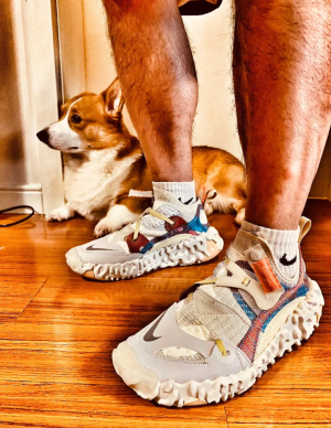 Alternative view of Giày Nike ISPA OverReact Flyknit 'Light Bone' CD9664-100