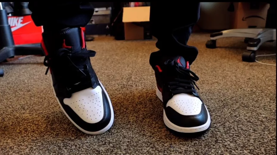 Giày Nike Air Jordan 1 Low 'White Toe' 553558-063 - Ảnh 5