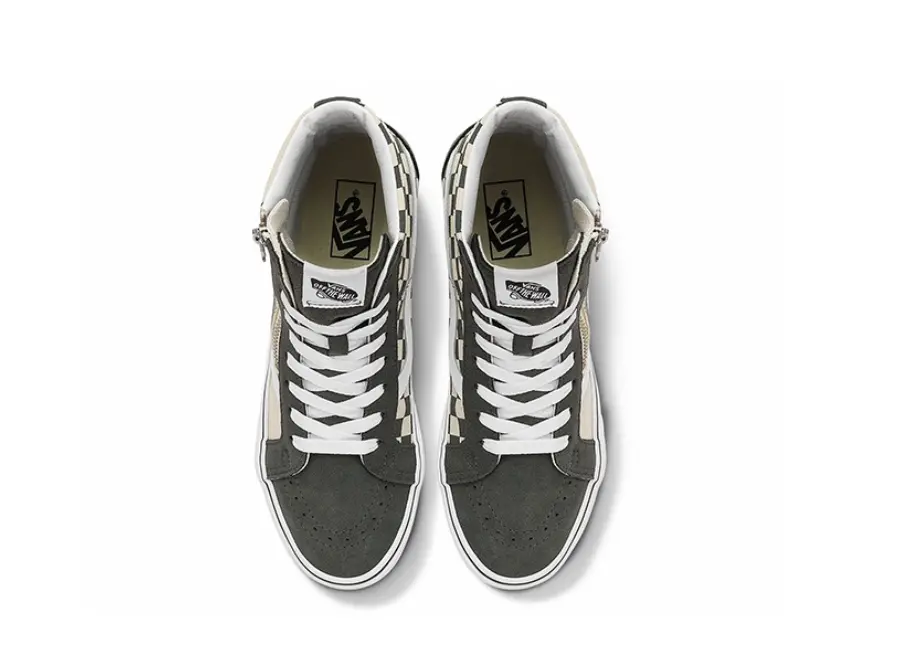 Giày Vans Sk8 Hi Reissue Side Zip 'Milk Tea' VN0007NZTWH - Ảnh 6