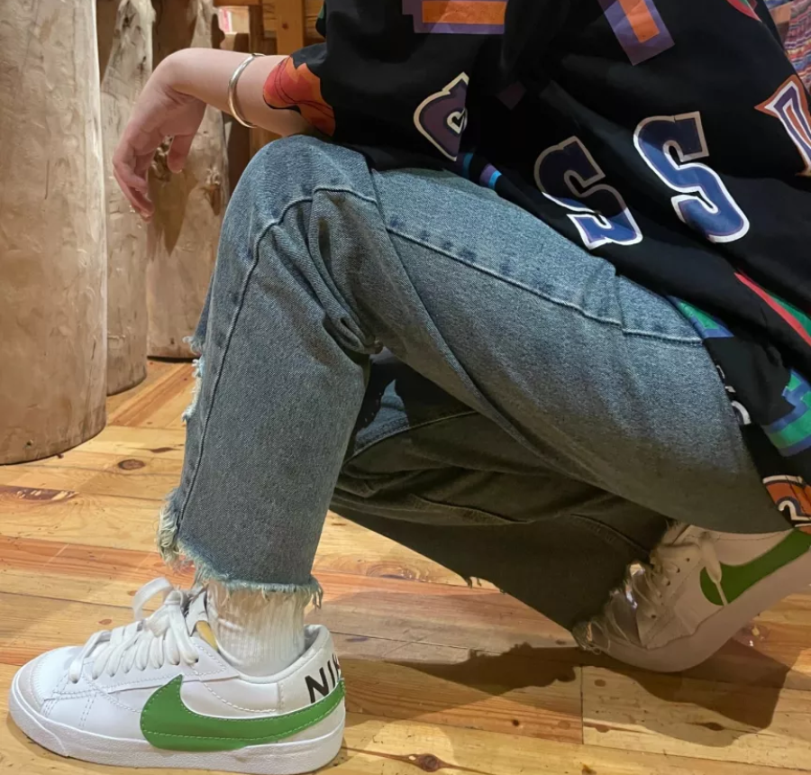 Giày Nike Blazer Low '77 Jumbo 'White Green' DV9122-131 - Ảnh 6