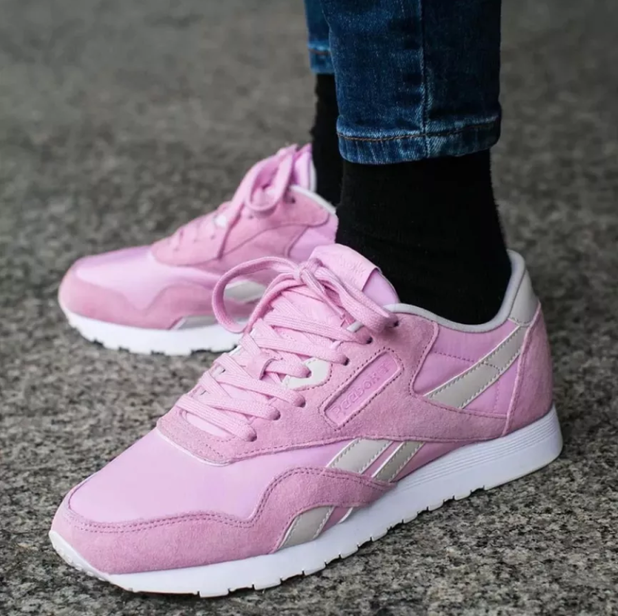 Giày Reebok FACE x Classic Nylon 'Pink' BD2683 - Ảnh 5