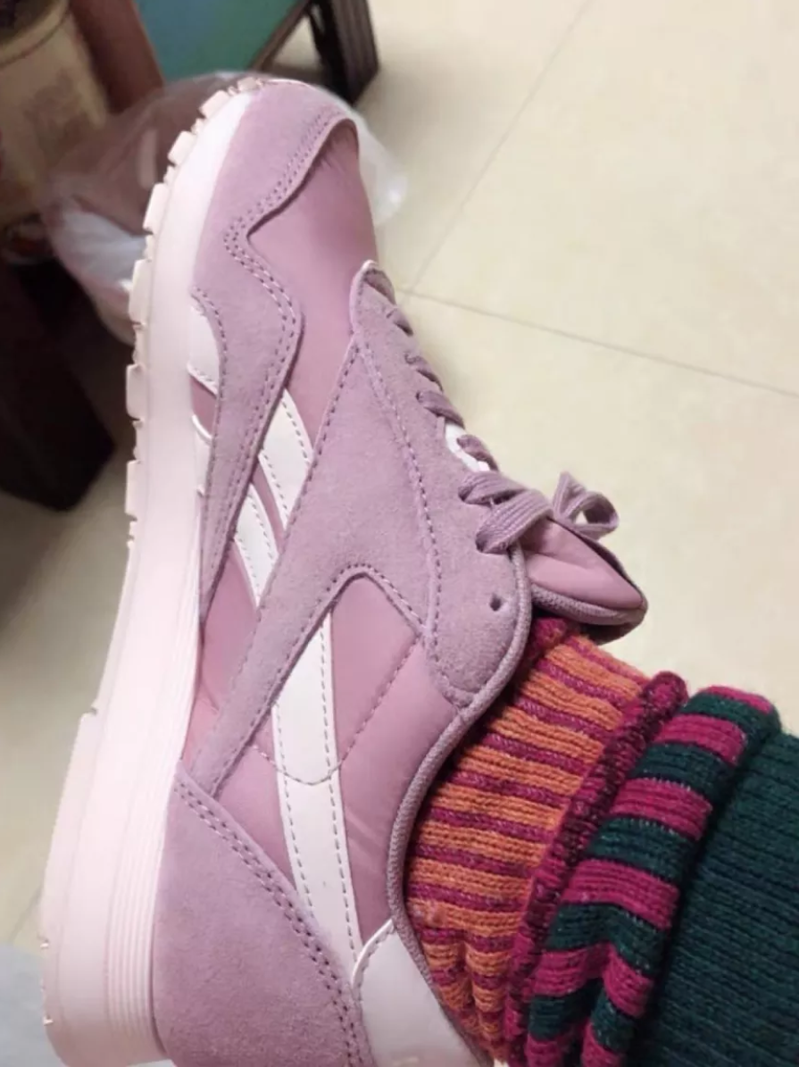 Giày Reebok FACE x Classic Nylon 'Pink' BD2683 - Ảnh 4