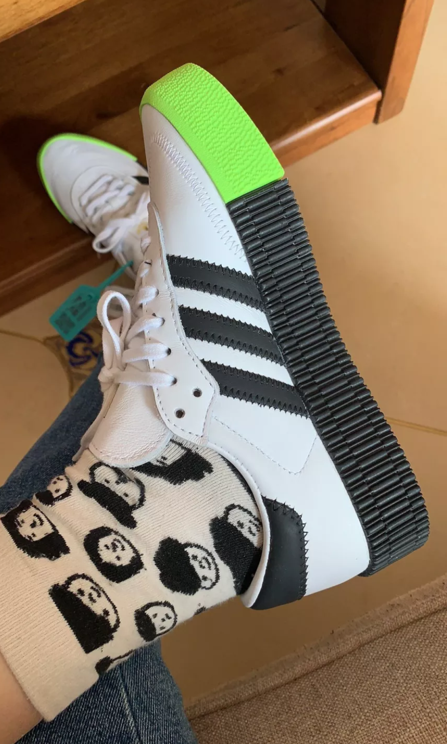 Giày Adidas Wmns Sambarose 'Signal Green' EF4967 - Ảnh 4