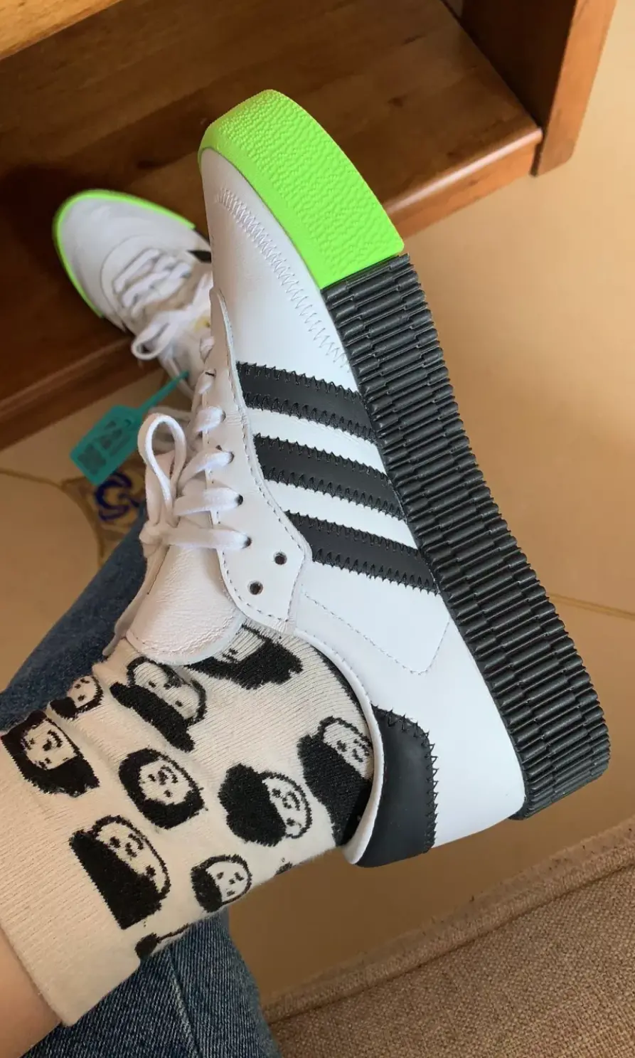 Giày Adidas Wmns Sambarose 'Signal Green' EF4967 - Ảnh 4