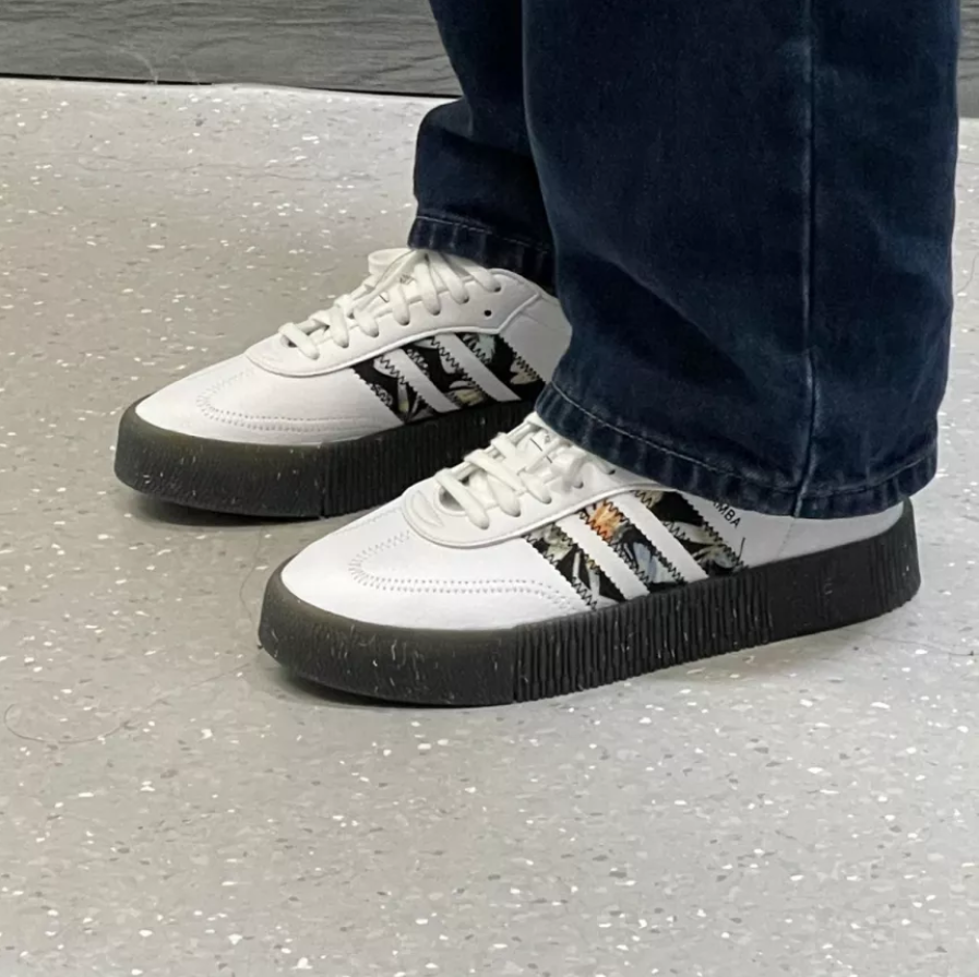 Giày Adidas Wmns Sambarose 'Black White' FZ3632 - Ảnh 4