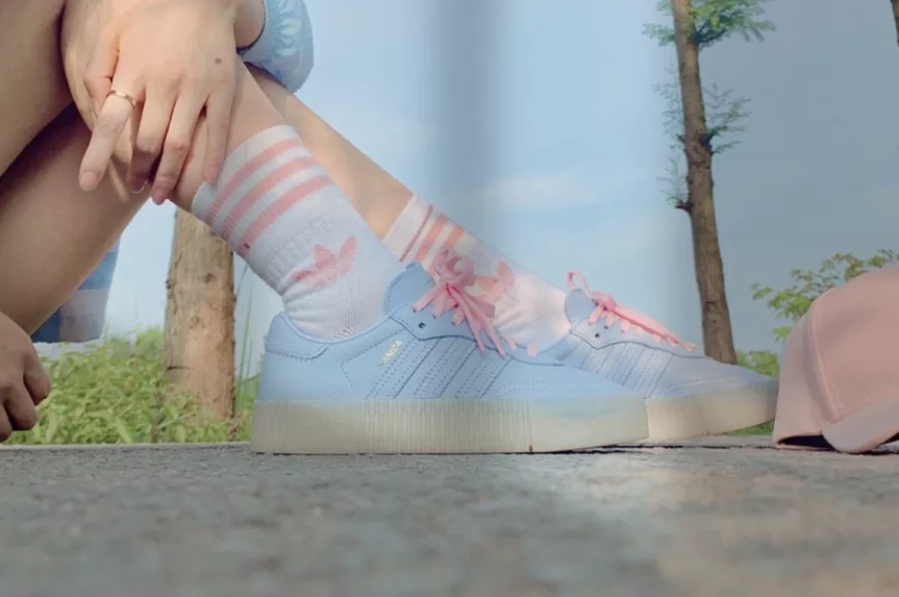 Giày Adidas Wmns Samba Rose 'Navy' EG9158 - Ảnh 3