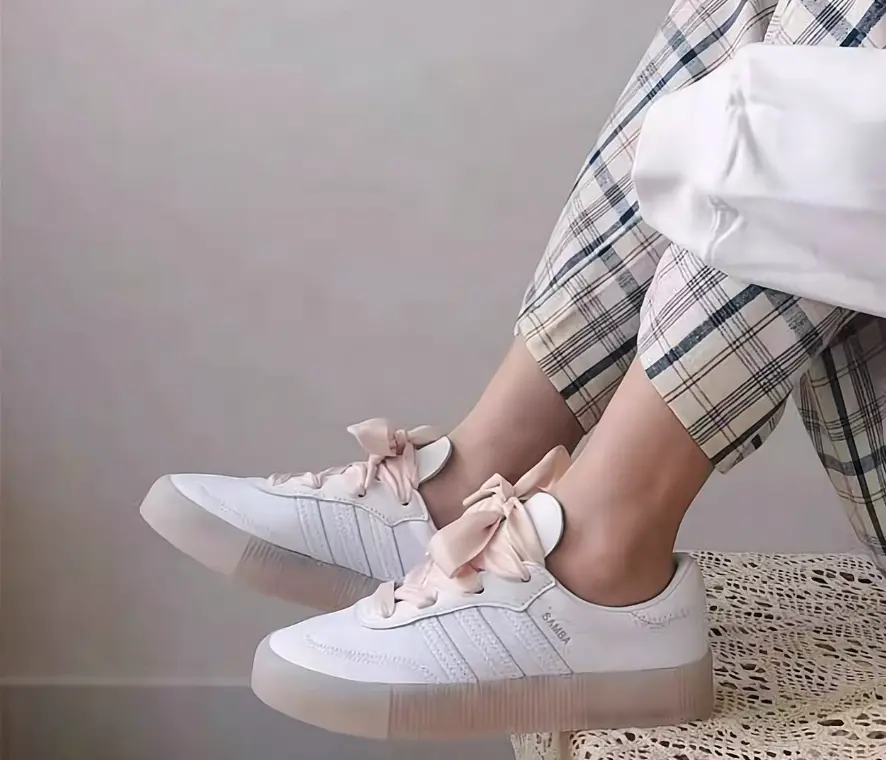 Alternative view of Giày Adidas Wmns Sambarose 'White Halo Pink' FY3030