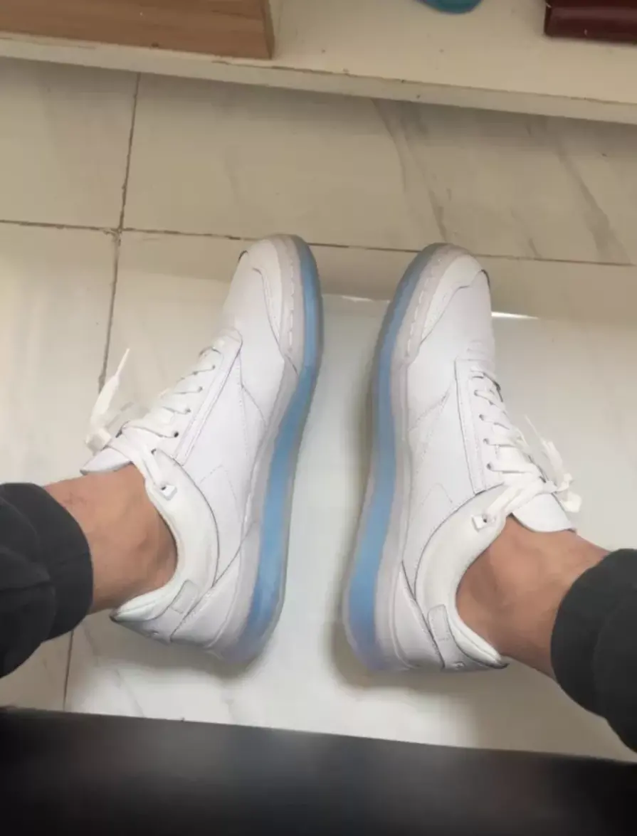Giày Reebok Club C Legacy 'White Aqua' GZ0085 - Ảnh 4