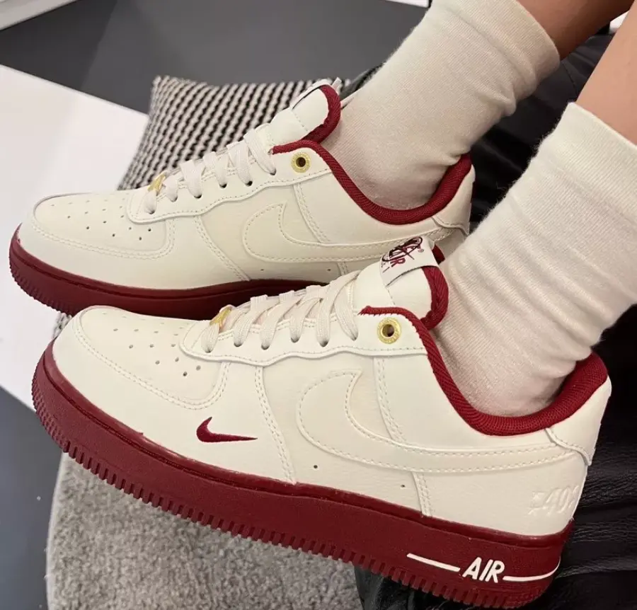 Giày Nike Air Force 1 'White Red' DQ7582-100 - Ảnh 3