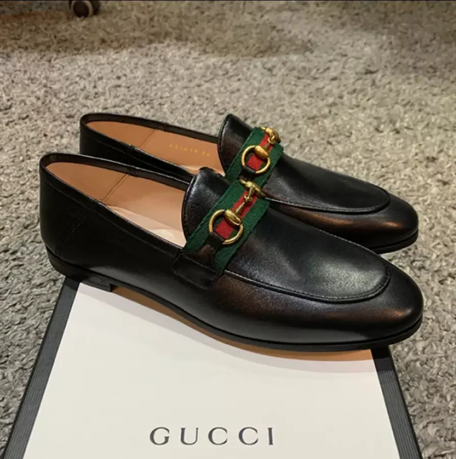 Alternative view of Giày Gucci Women's loafer with Web 631619-CQXM0-1060