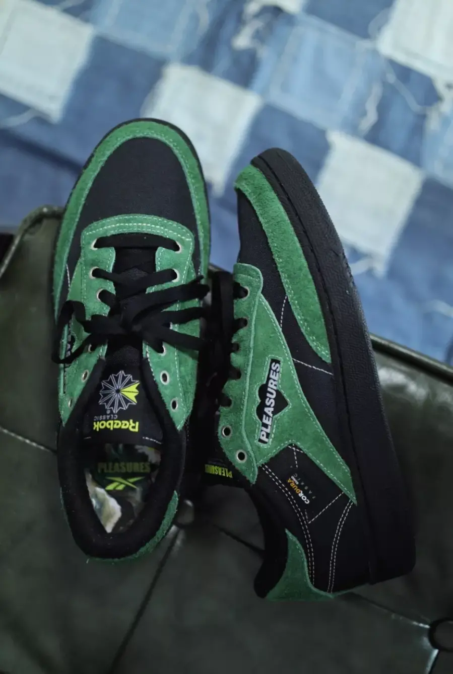 Giày Reebok Pleasures x Club C 85 'Pine Green' GW2644 - Ảnh 5