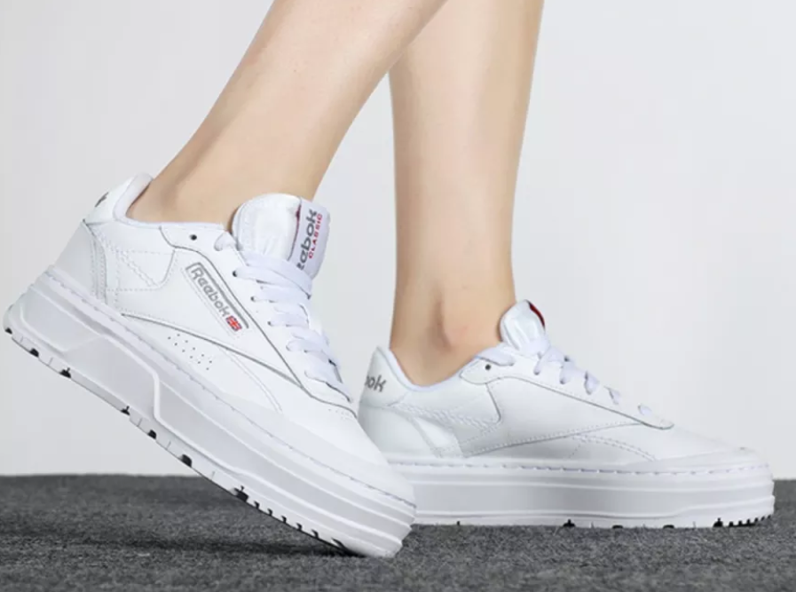 Giày Reebok Club C Double GEO 'White' GW0223 - Ảnh 3