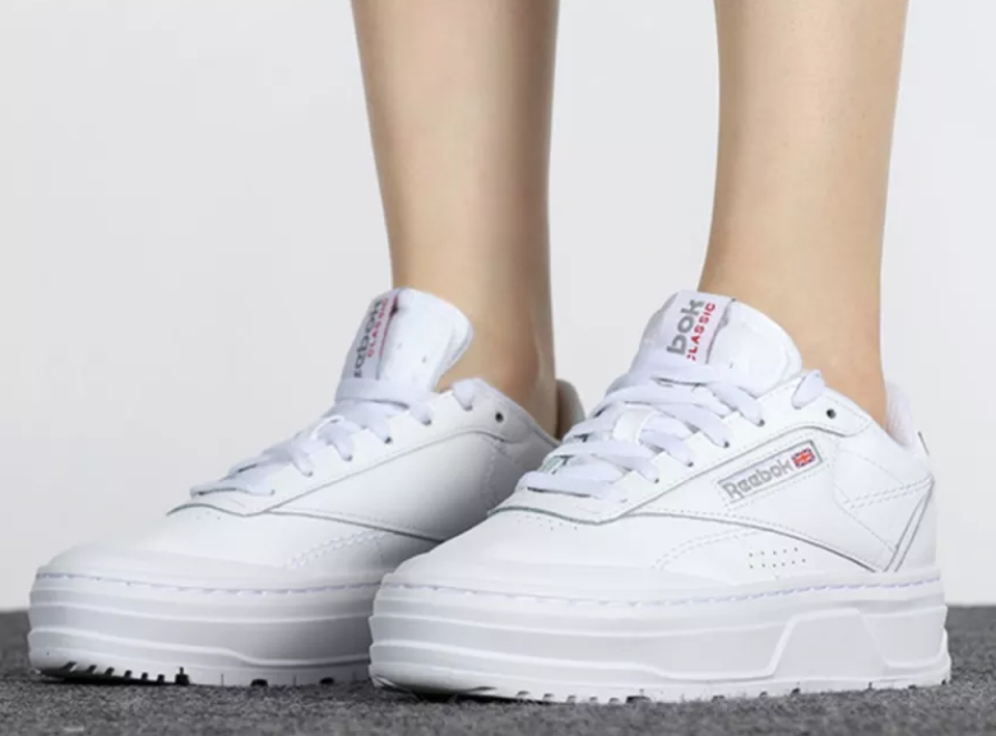 Giày Reebok Club C Double GEO 'White' GW0223 - Ảnh 2