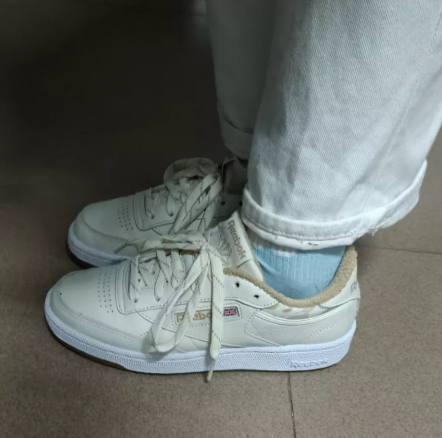 Giày Reebok Club C 85 'Chalk' FZ1280 - Ảnh 5