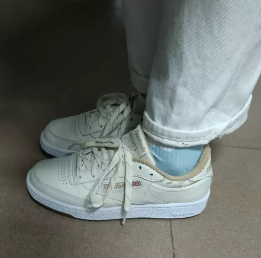 Giày Reebok Club C 85 'Chalk' FZ1280 - Ảnh 5