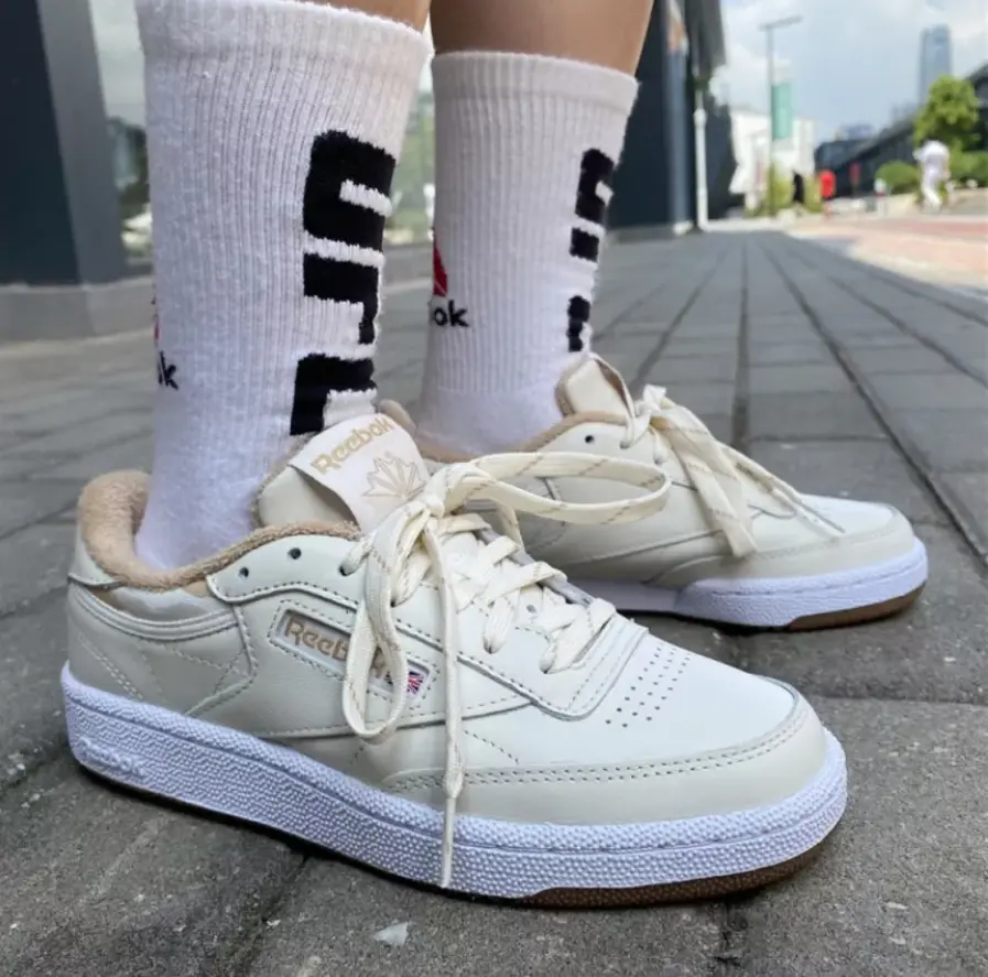 Giày Reebok Club C 85 'Chalk' FZ1280 - Ảnh 4