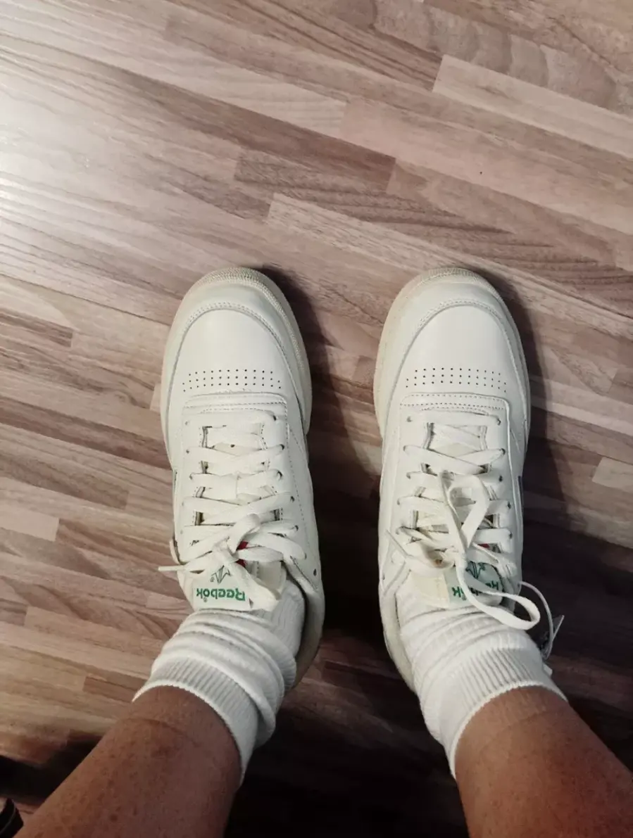 Giày Reebok Club C 1985 TV 'Chalk Glen Green' DV6434 - Ảnh 3