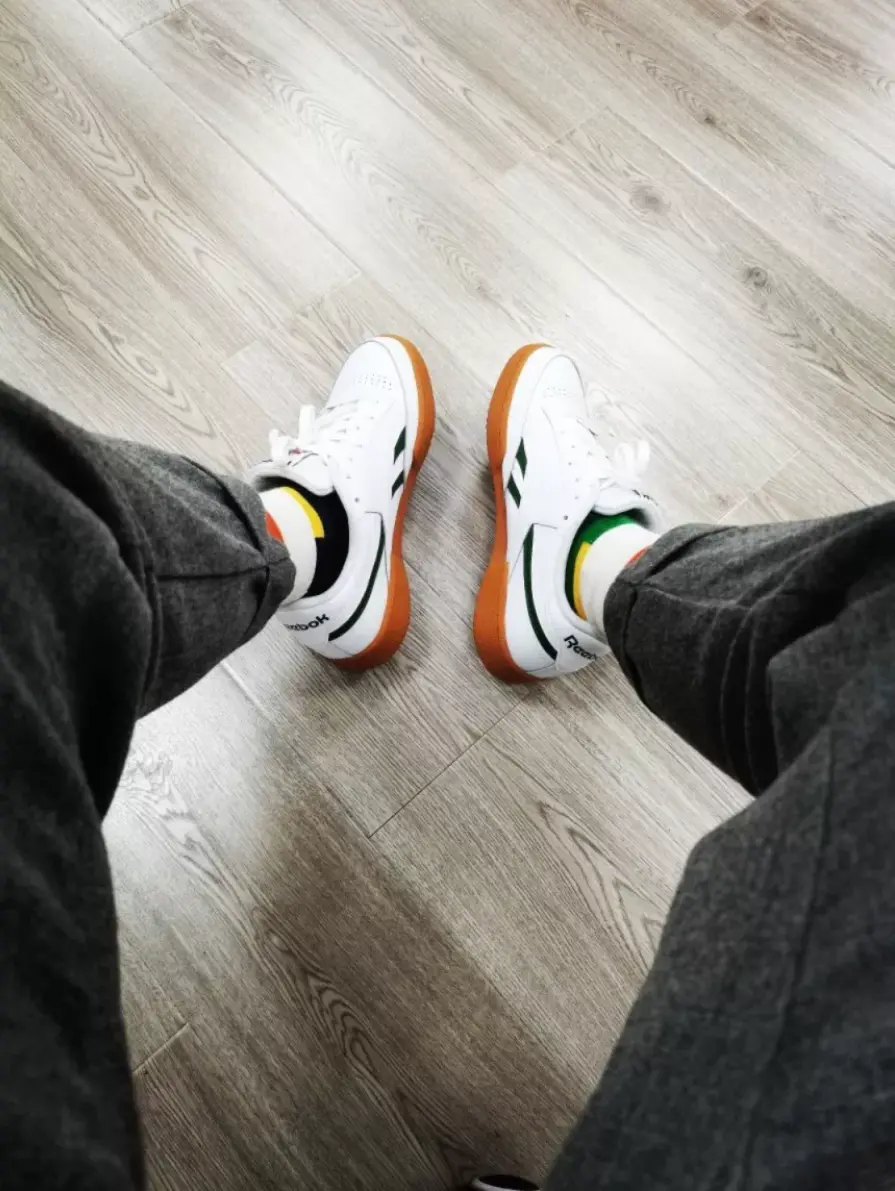 Alternative view of Giày Reebok Club C Revenge 'White Green' FV9313