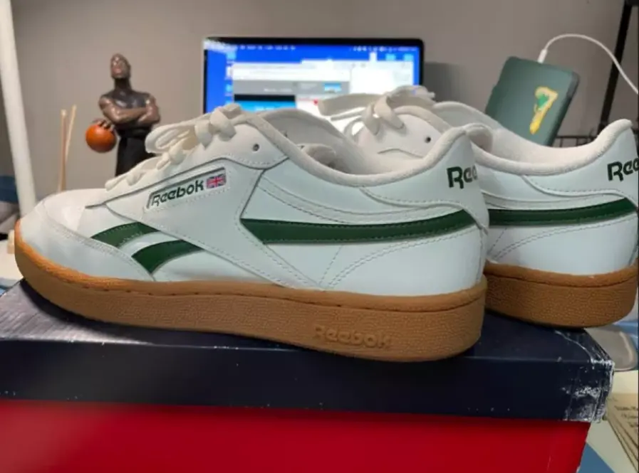 Giày Reebok Club C Revenge 'White Green' FV9313 - Ảnh 3