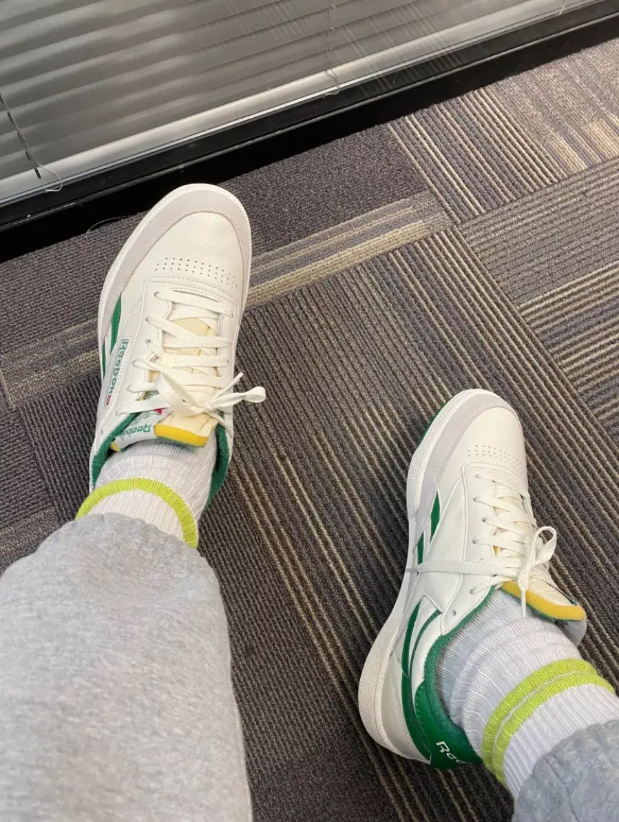 Giày Reebok Club C Revenge Vintage 'Chalk Glen Green' FW4862 - Ảnh 4