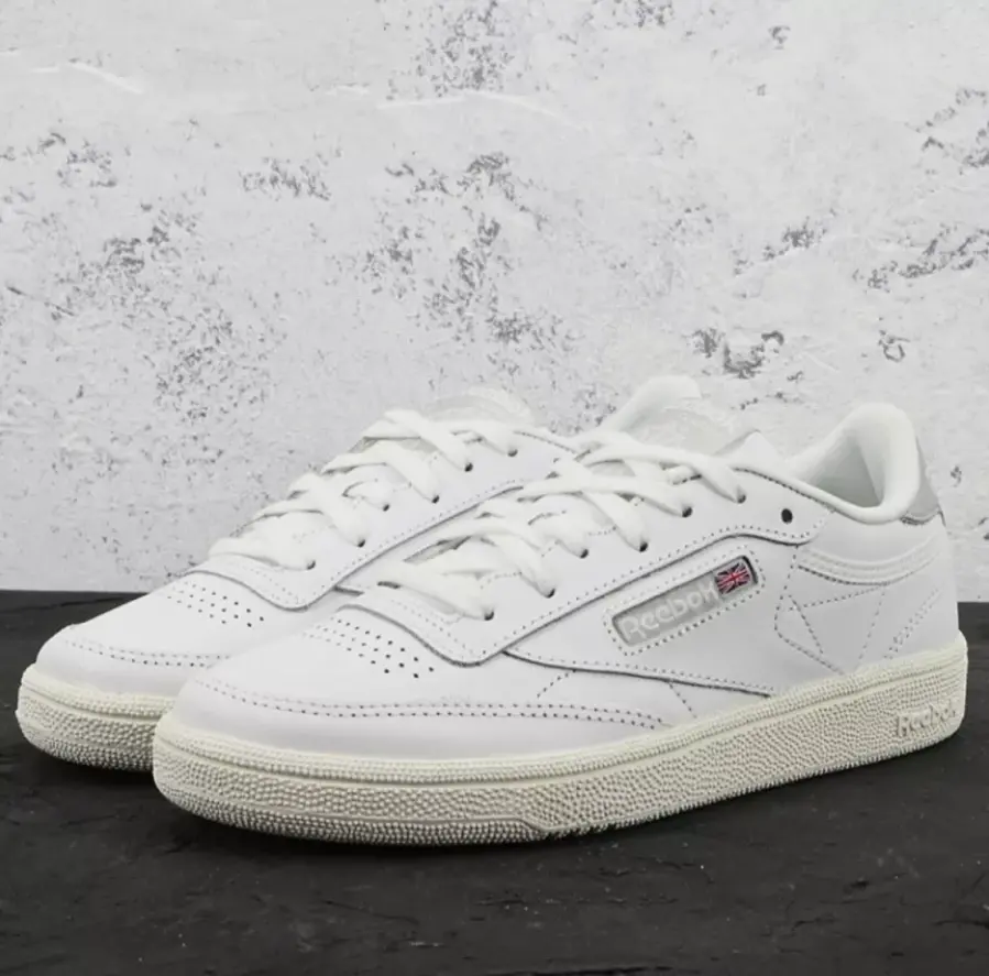 Giày Reebok Club C 85 SU 'White Grey' CM9162 - Ảnh 3