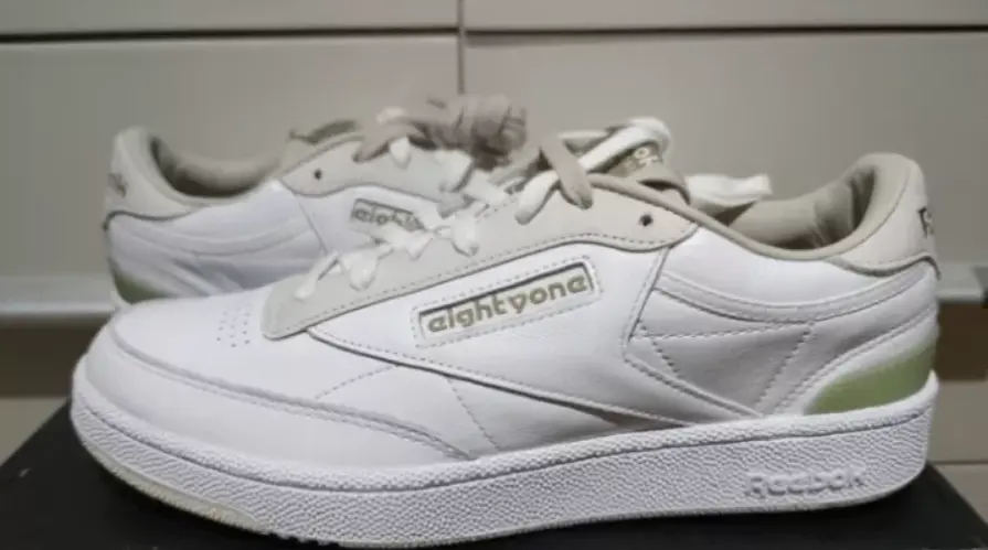 Giày Reebok Club C 85 'White Sand Stone Khaki' FY3016 - Ảnh 3