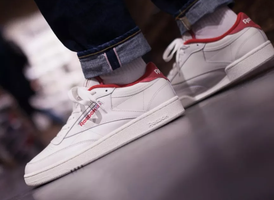 Giày Reebok Club C 85 'White Red' FY9424 - Ảnh 3