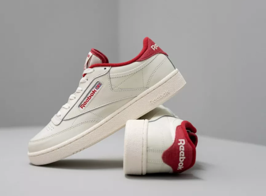 Giày Reebok Club C 85 'White Red' FY9424 - Ảnh 4