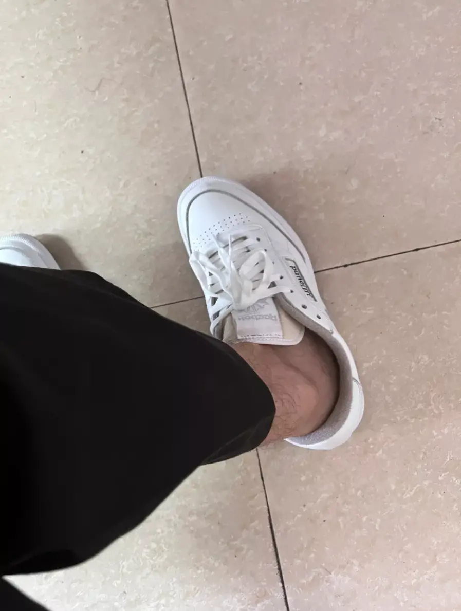 Giày Reebok JJJJound x Club C 85 'White Gum' FY6066 - Ảnh 3