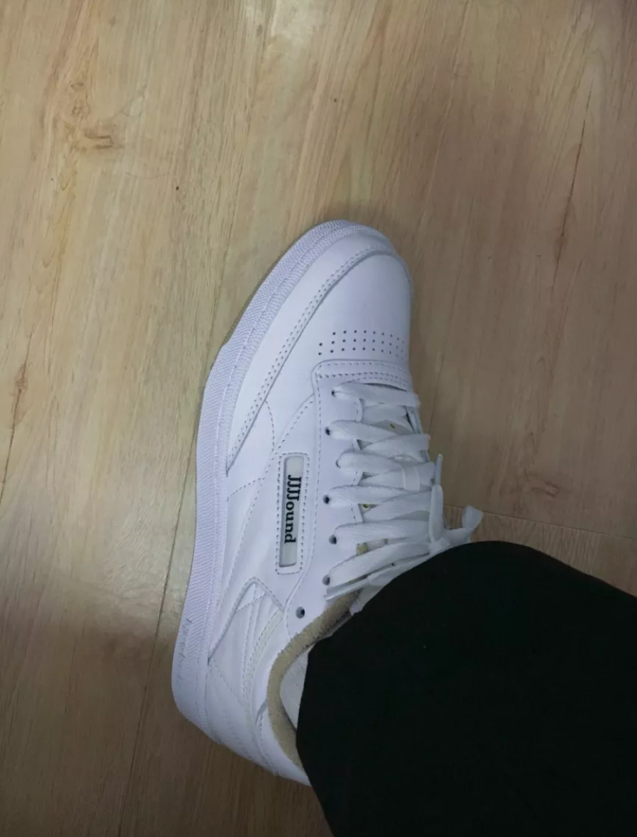 Giày Reebok JJJJound x Club C 85 'White Gum' FY6066 - Ảnh 2