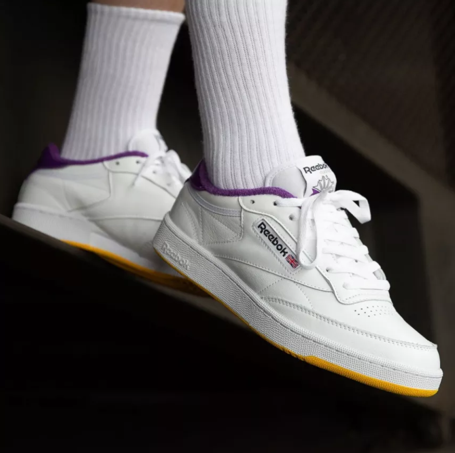 Giày Reebok Eric Emanuel x Club C 85 'Regal Purple' FY3411 - Ảnh 3