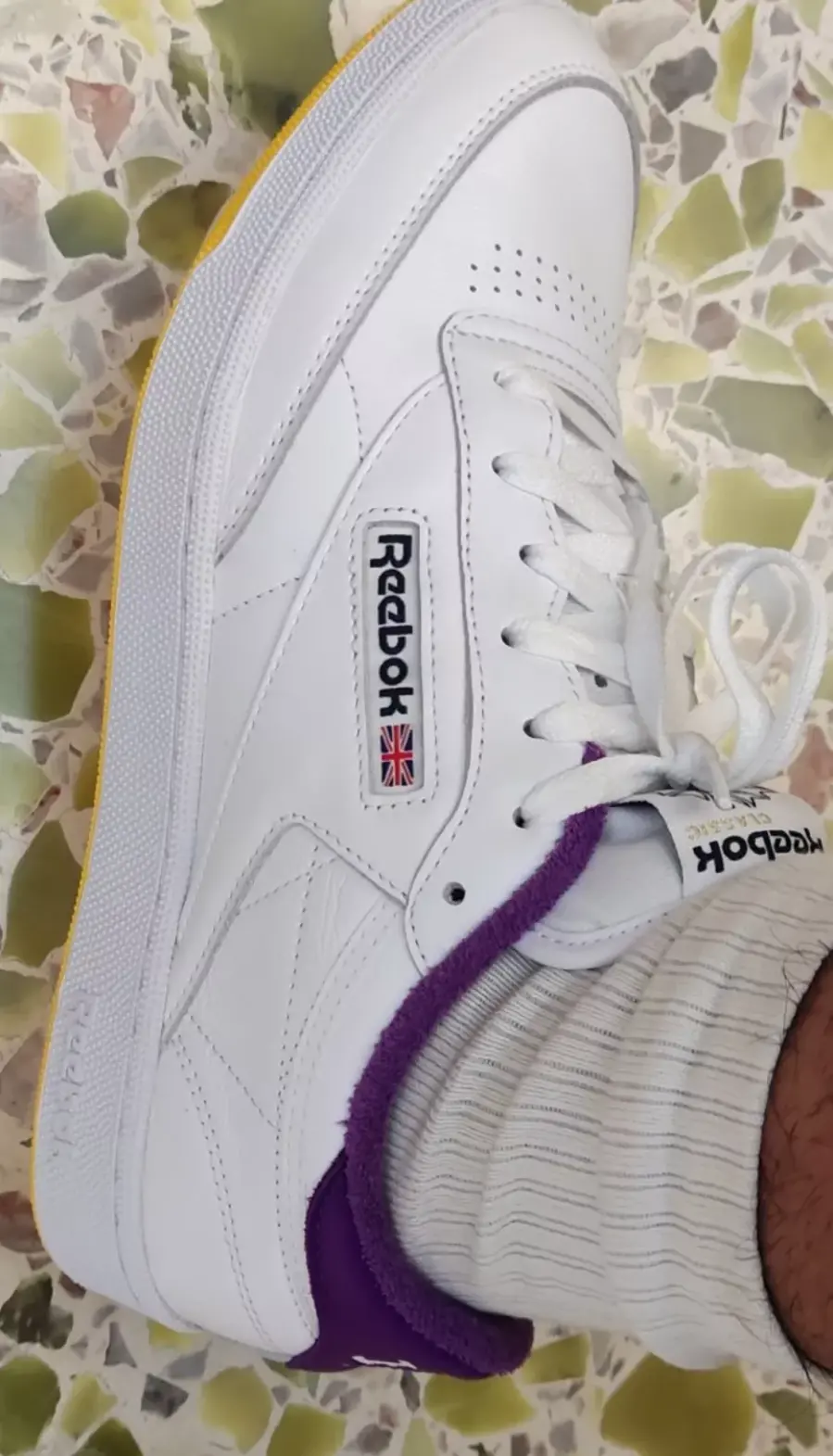 Alternative view of Giày Reebok Eric Emanuel x Club C 85 'Regal Purple' FY3411