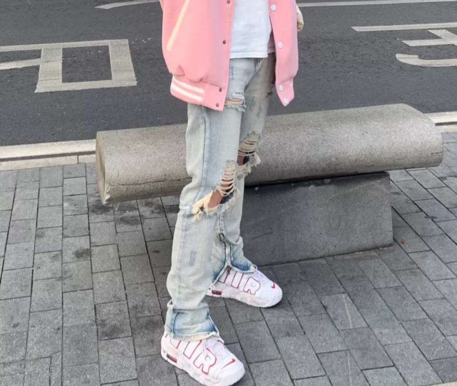 Giày Nike Air More Uptempo GS 'White Varsity Red' 2021 DJ5988-100 - Ảnh 2