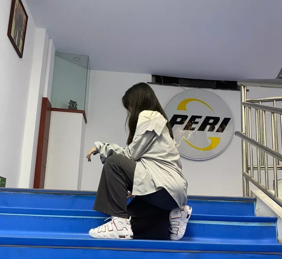 Giày Nike Air More Uptempo GS 'White Varsity Red' 2021 DJ5988-100 - Ảnh 4