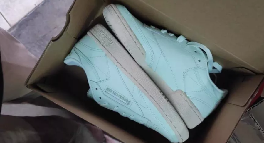 Giày Reebok Club C 85 'Emerald Ice Paper White' DV8434 - Ảnh 5