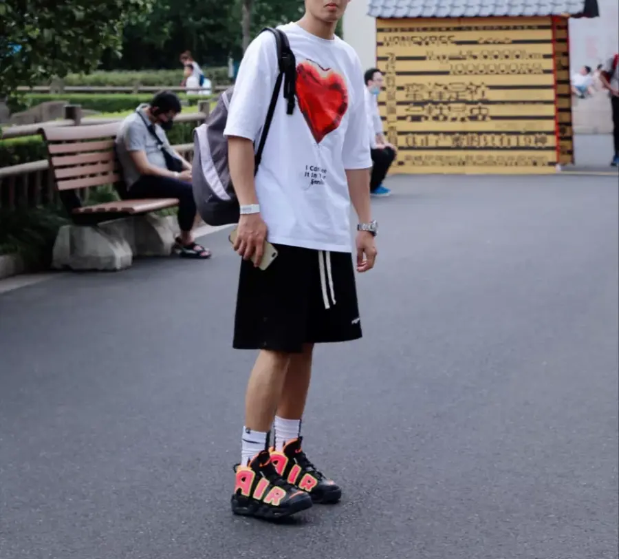 Giày Nike Wmns Air More Uptempo 'Hot Punch' 917593-002 - Ảnh 3