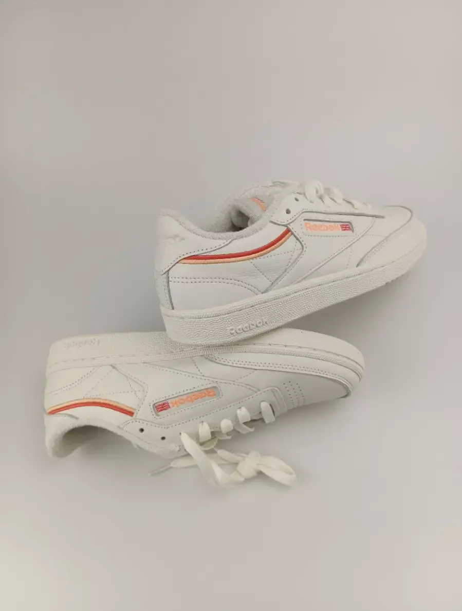 Giày Reebok Wmns Club C 85 'Chalk Sunbaked Orange' EF3489 - Ảnh 4