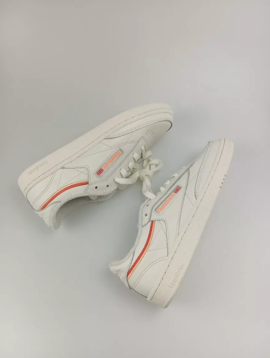 Giày Reebok Wmns Club C 85 'Chalk Sunbaked Orange' EF3489 - Ảnh 5