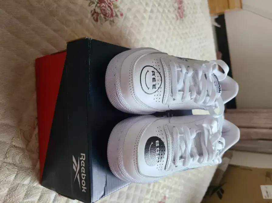 Giày Reebok BlackEyePatch x Club C 85 'White' FY3073 - Ảnh 5