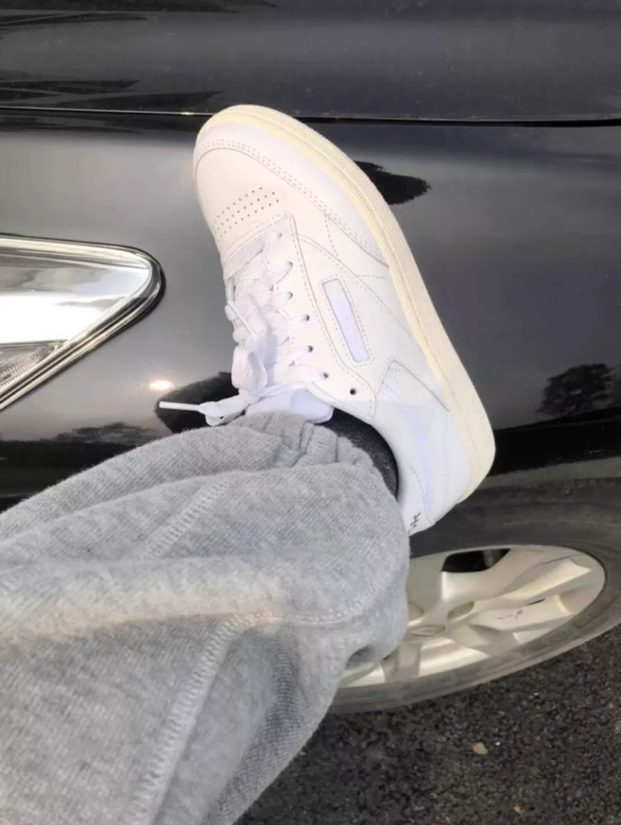 Giày Reebok Wmns Club C 85 'White' DV7243 - Ảnh 4