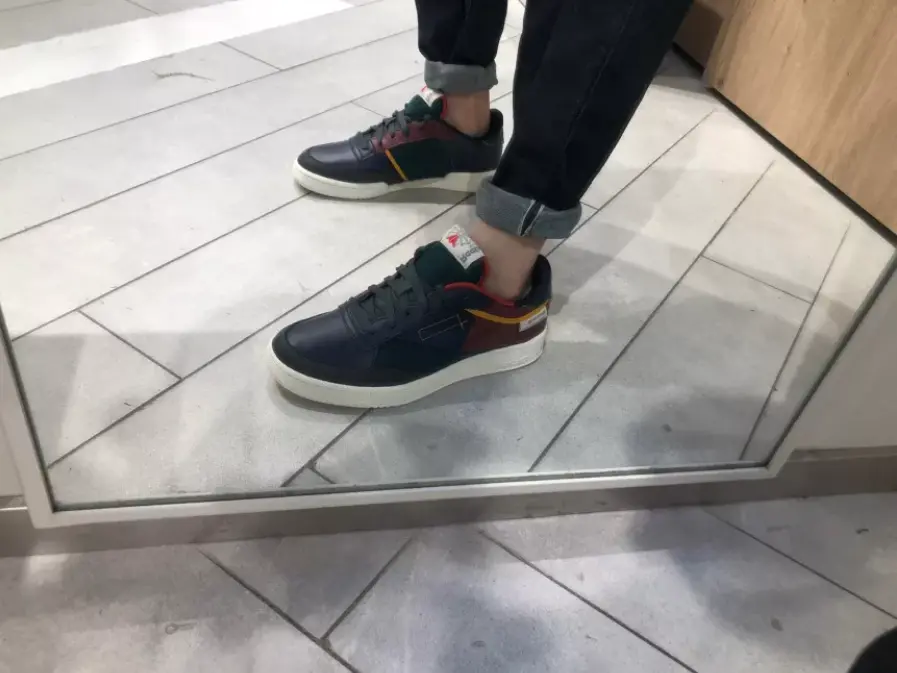 Giày Reebok Club C 85 'Vector Navy Forest Green Rich Red' FY7499 - Ảnh 3