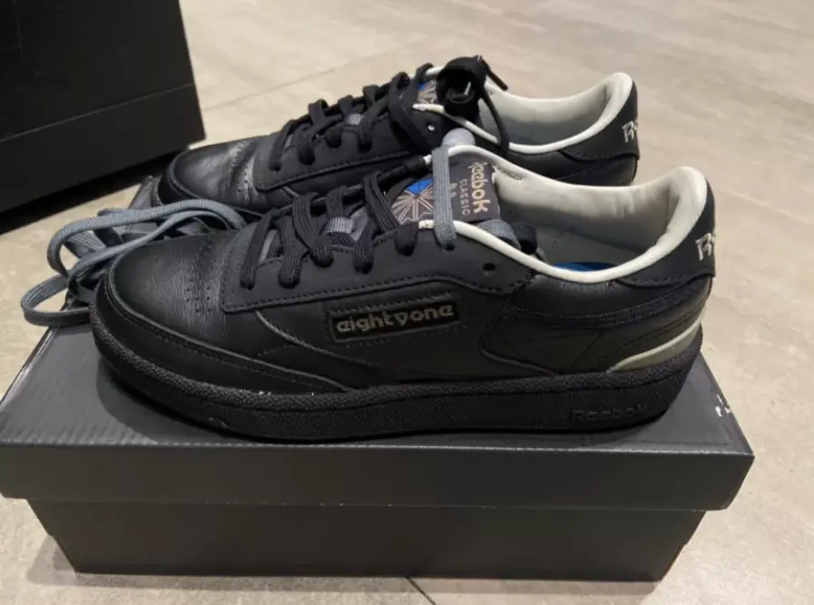 Giày Reebok Club C 85 'EightyOne Black Khaki' FY3017 - Ảnh 4