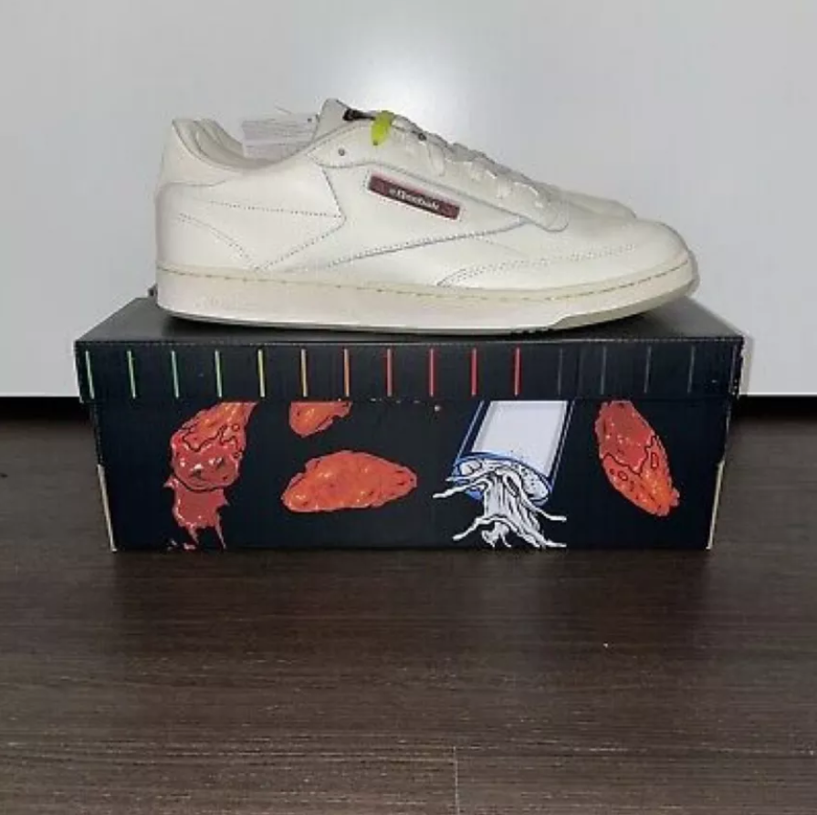 Giày Reebok Hot Ones x Club C 85 'Scoville Levels' H68847 - Ảnh 2