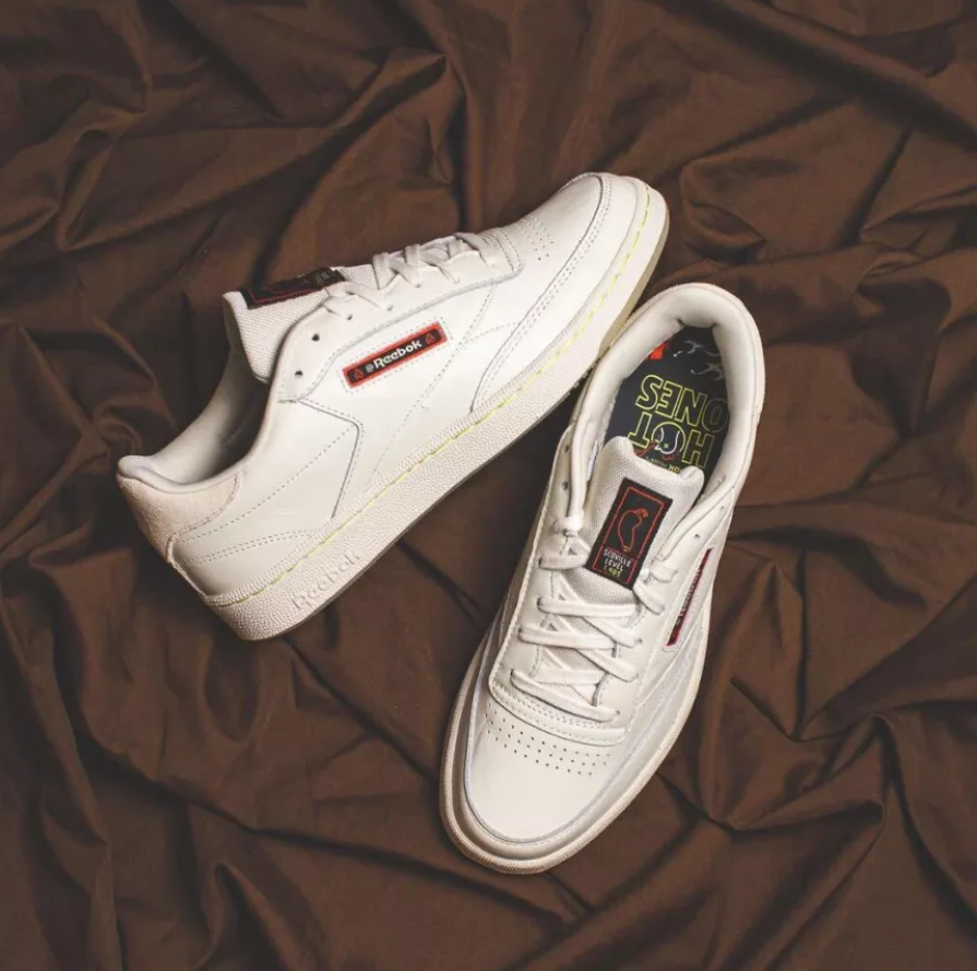 Giày Reebok Hot Ones x Club C 85 'Scoville Levels' H68847 - Ảnh 3