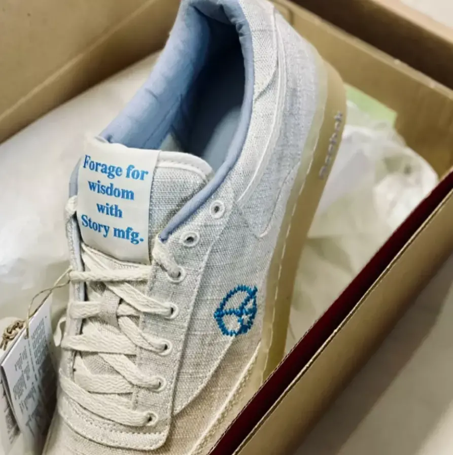Giày Reebok Story MFG x Club C 85 'Non-Dyed' GZ8543 - Ảnh 5