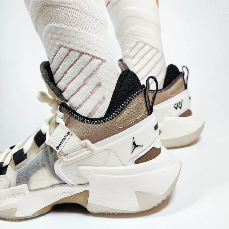 Giày Nike Jordan Why Not 5 Coconut Milk 'Khaki' DC3638-102 - Ảnh 7