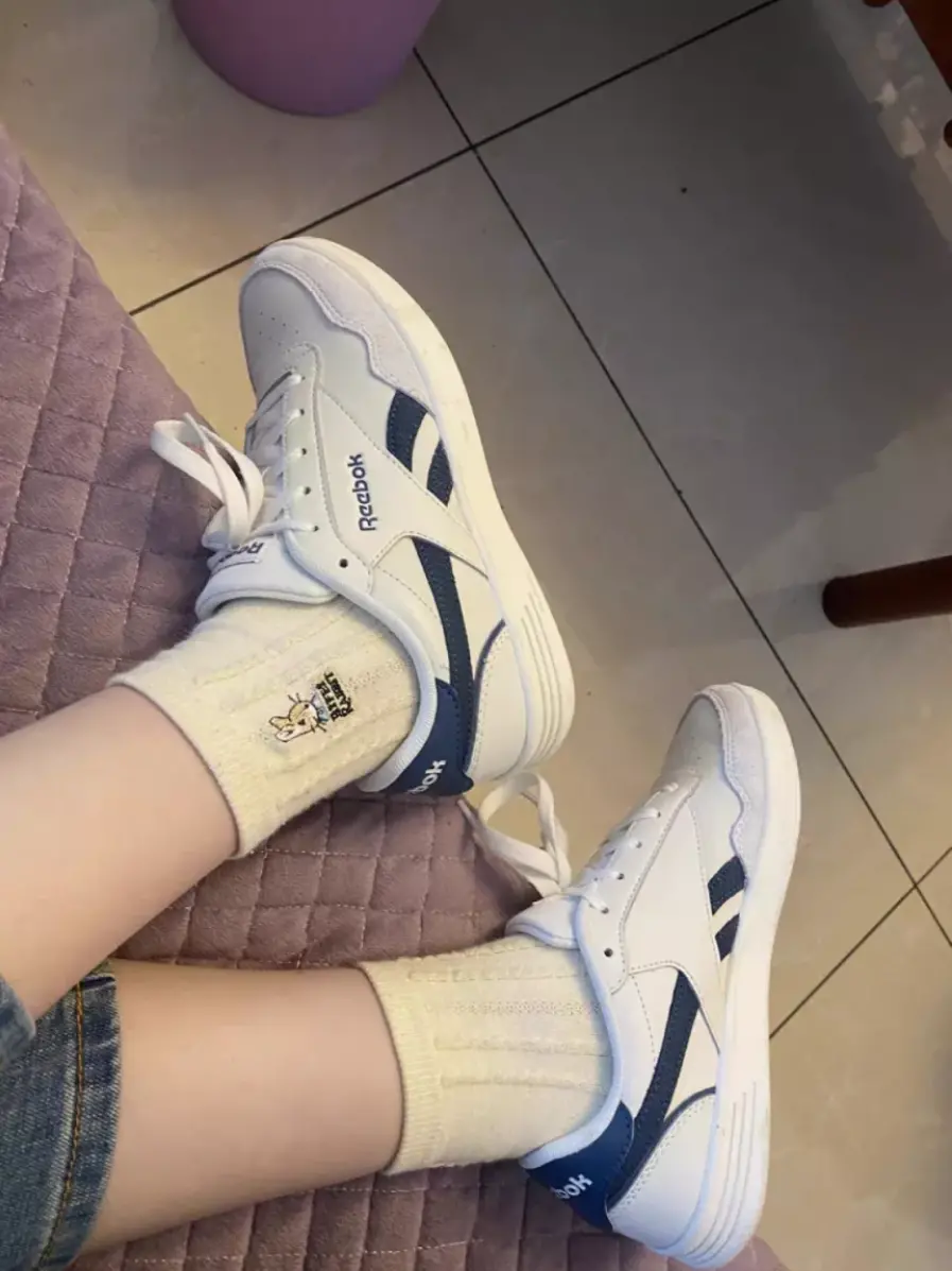 Giày Reebok Royal Techque 'Chalk Brave Blue' FZ0428 - Ảnh 4
