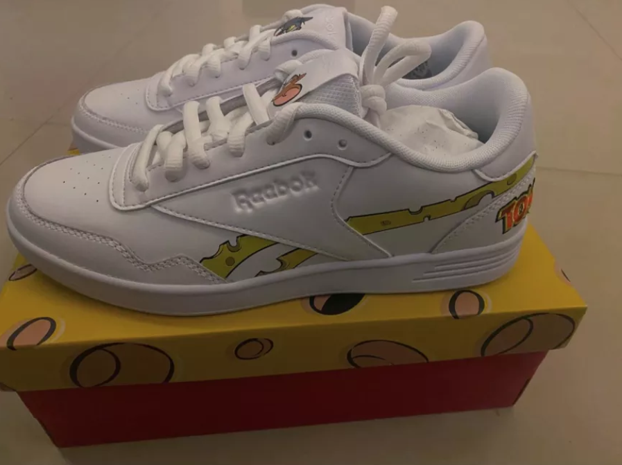 Giày Reebok Tom & Jerry x Royal Techque T 'White Grey' H00841 - Ảnh 3