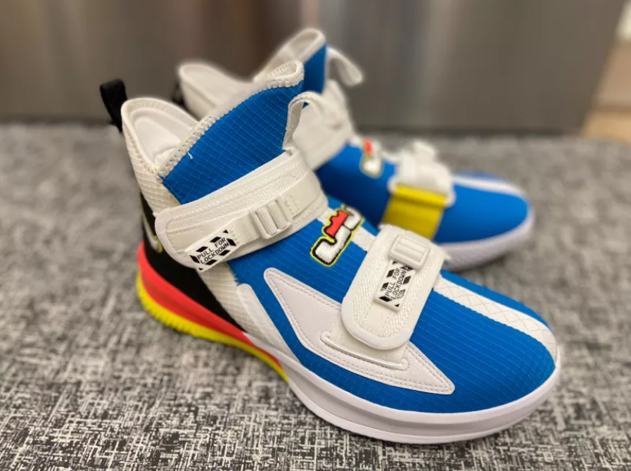 Giày Nike LeBron Soldier 13 SFG 'Blue' AR4225-401 - Ảnh 3